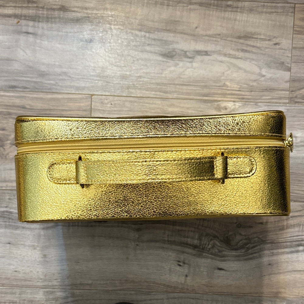 Vintage Estee Lauder Luxurious Gold Carry Cosmetic Case - Picture 4 of 6